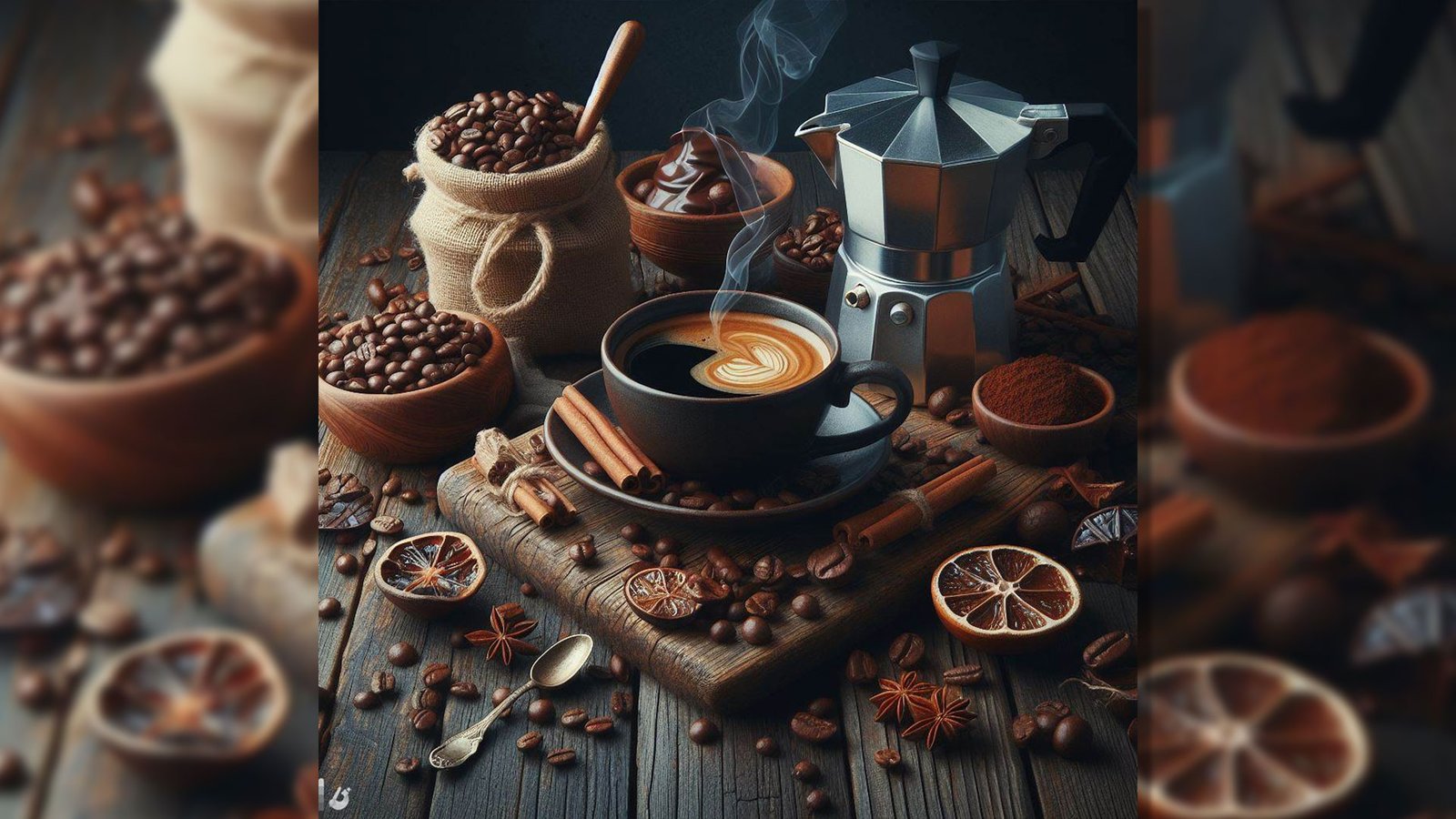 Imagen de café generada con IA (Dall-E)